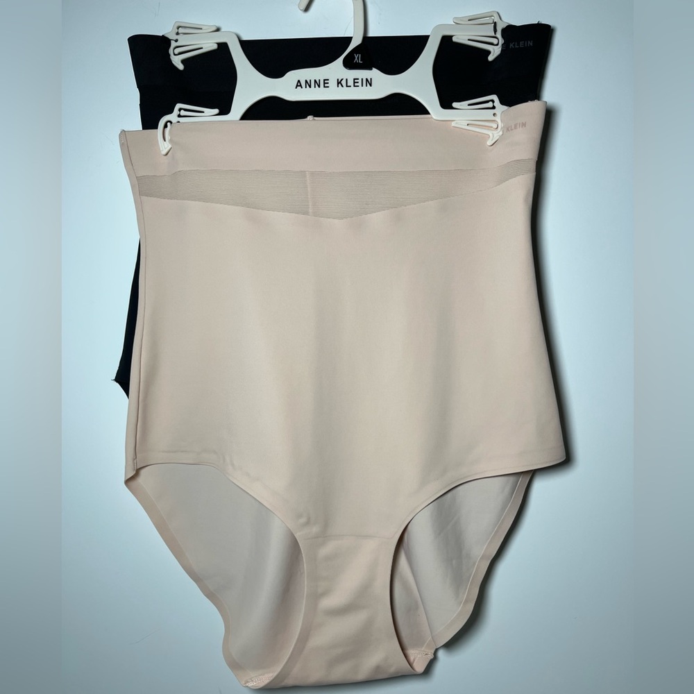 Anne Klein Laser-cut No Panty Lines Stretch High Waist Shaping Briefs